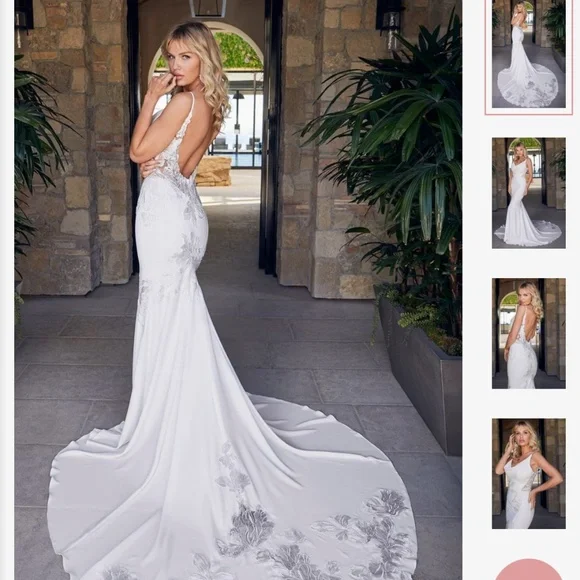 Casablanca Wedding Dress - Le Blanc LE102 Lilou - Picture 2 of 16